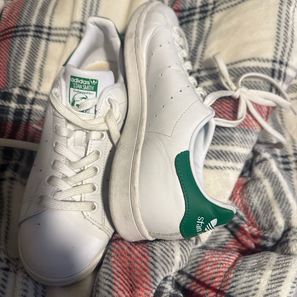 Adidas Stan Smith White with Green Accents